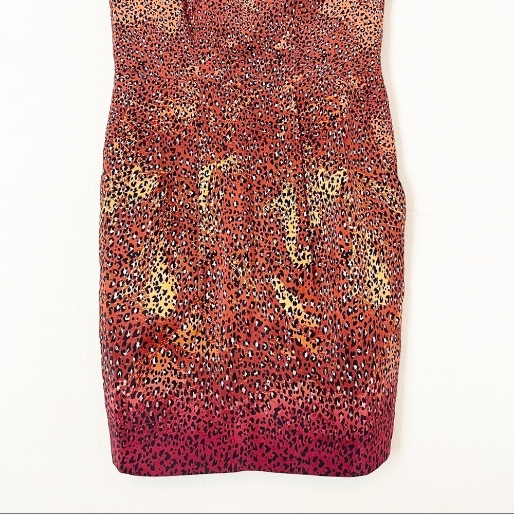 Nanette Lepore Women's Firefly Satin Mini Dress Cocktail Pockets Sleeveless 0 - Picture 4 of 7